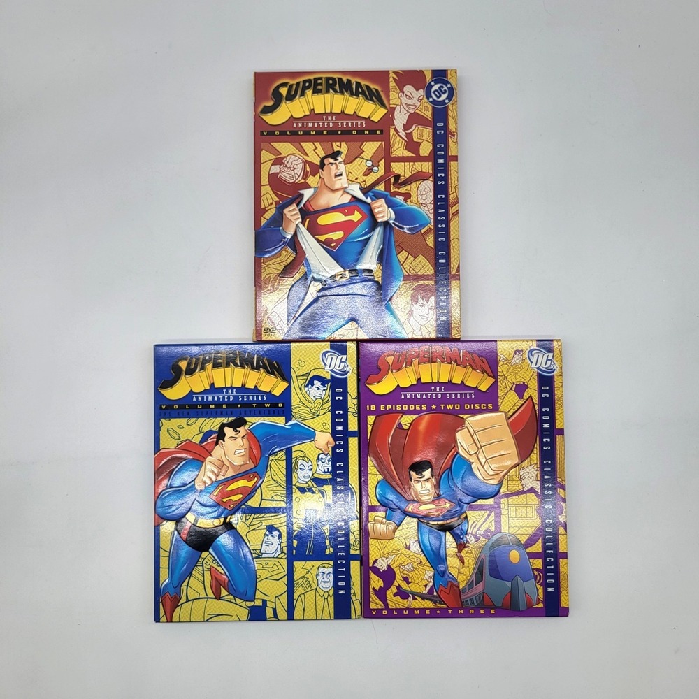 DC Comics Superman The Animated Series Volume 1-3 DVD Set